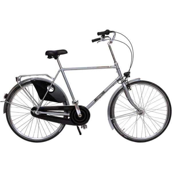 København Herrecykel 3 Gear dynamolys for/bag Sølv