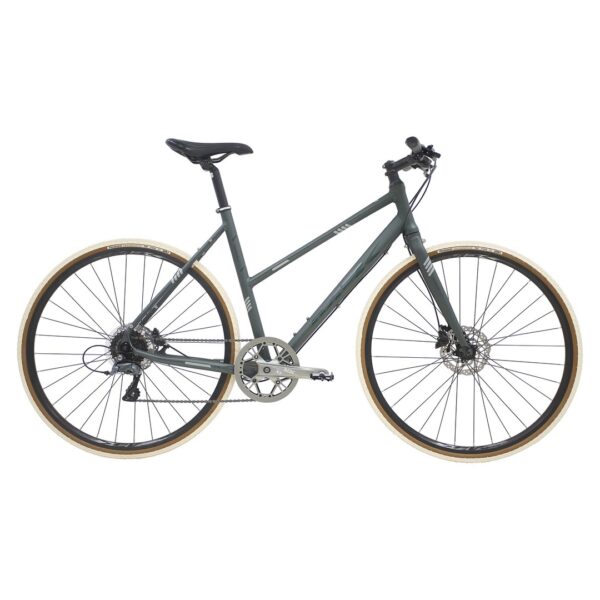 MBK Airborn Dame 8 Gear Shimano Claris mat grøn