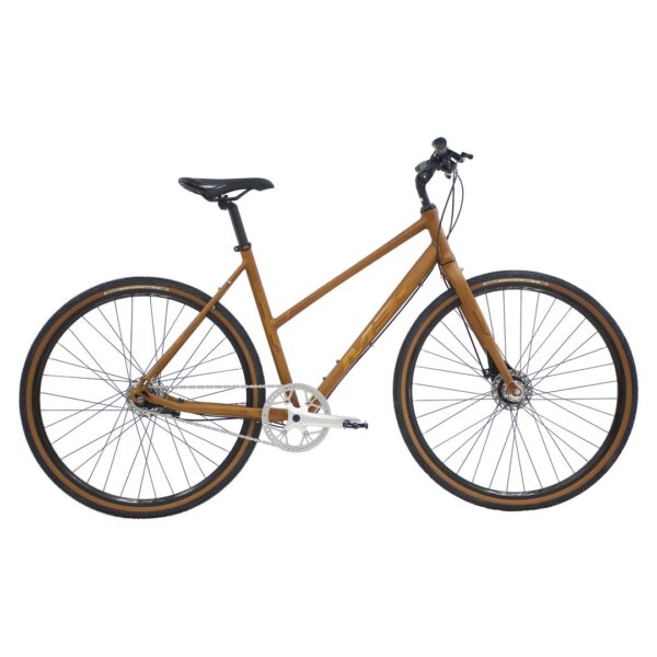 MBK Octane Gravel Urban Dame 7 Gear Shimano Nexus mat guld kobber