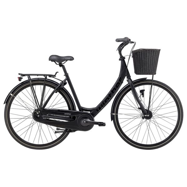 Winther Black Winther 4 Dame 7 Gear Shimano Nexus sandblæst sort